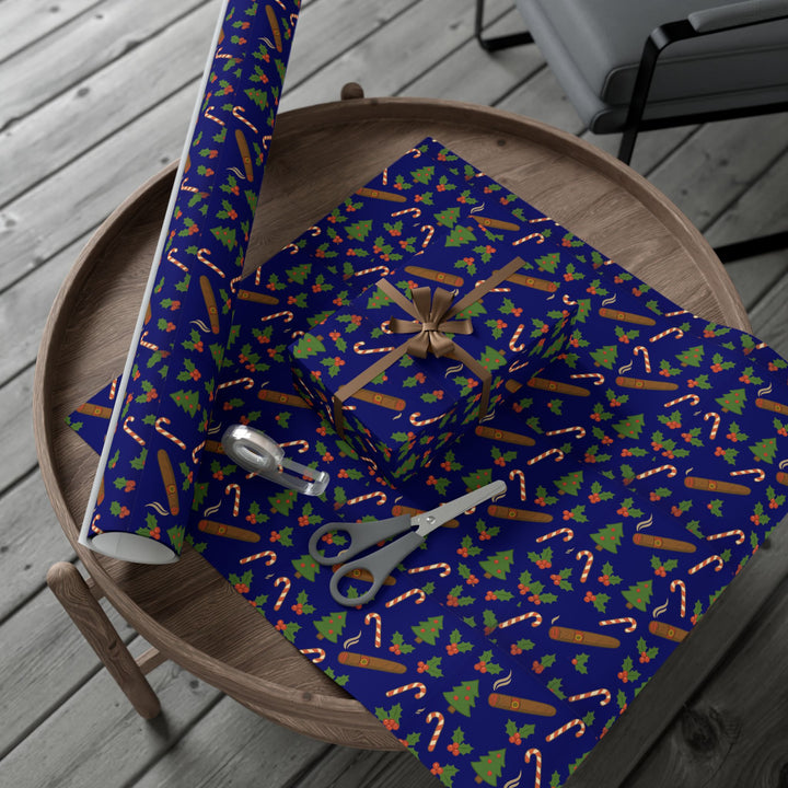 Cigars and Christmas Wrapping Paper