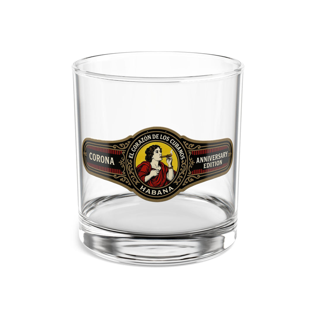 The Cigar Band Project: El Corazón de los Cubanos: Rocks Glass
