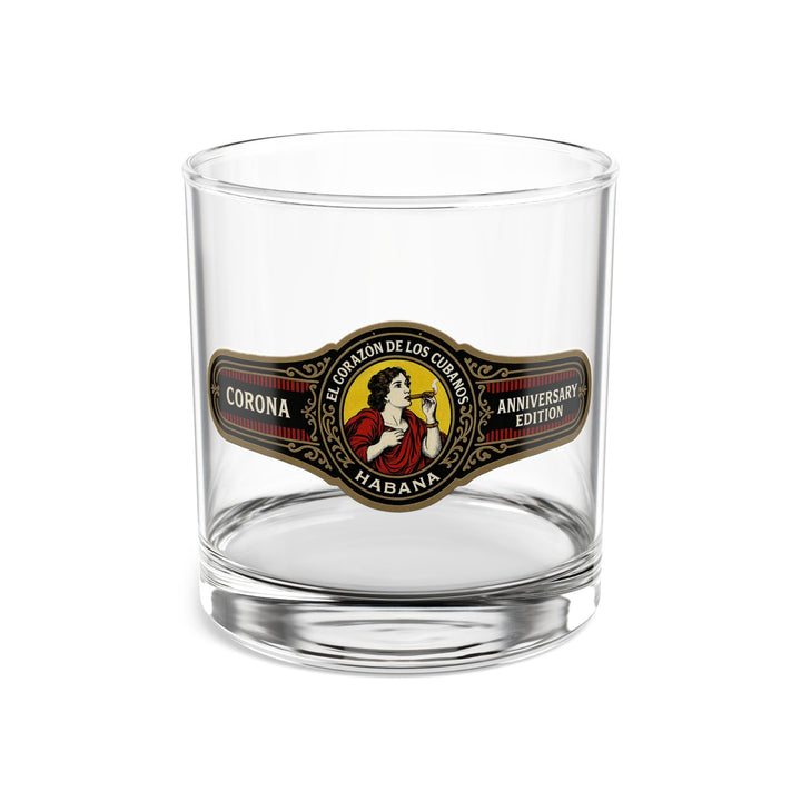 The Cigar Band Project: El Corazón de los Cubanos: Rocks Glass