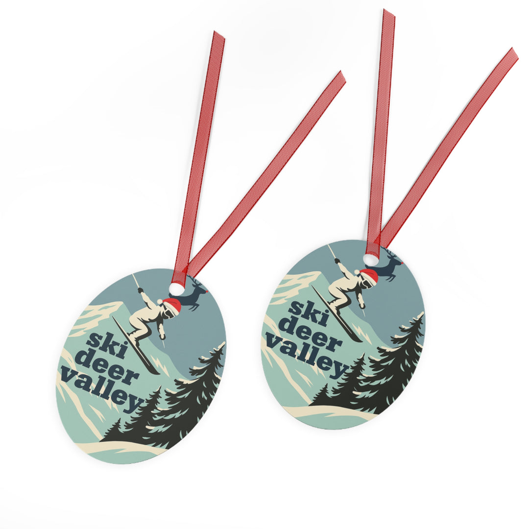 Ski Deer Valley Christmas Ornament