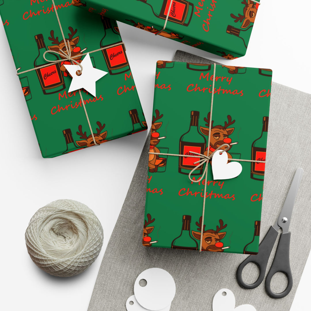 Rudolph After Party Wrapping Paper