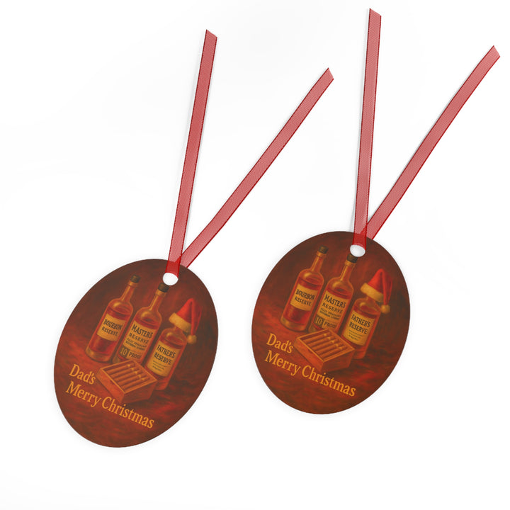 Cigar and Bourbon Dad's Ornament