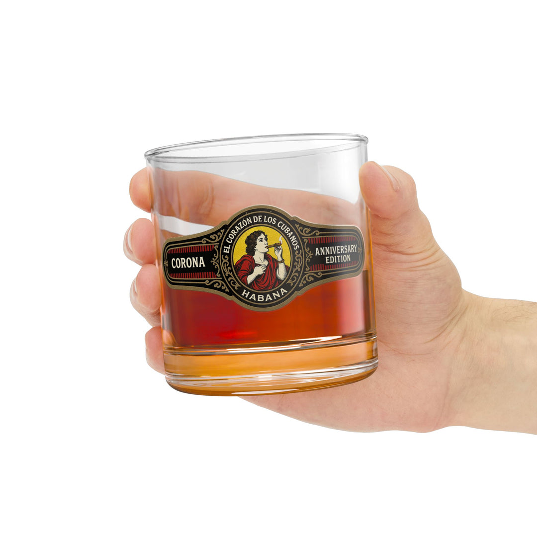 The Cigar Band Project: El Corazón de los Cubanos: Rocks Glass