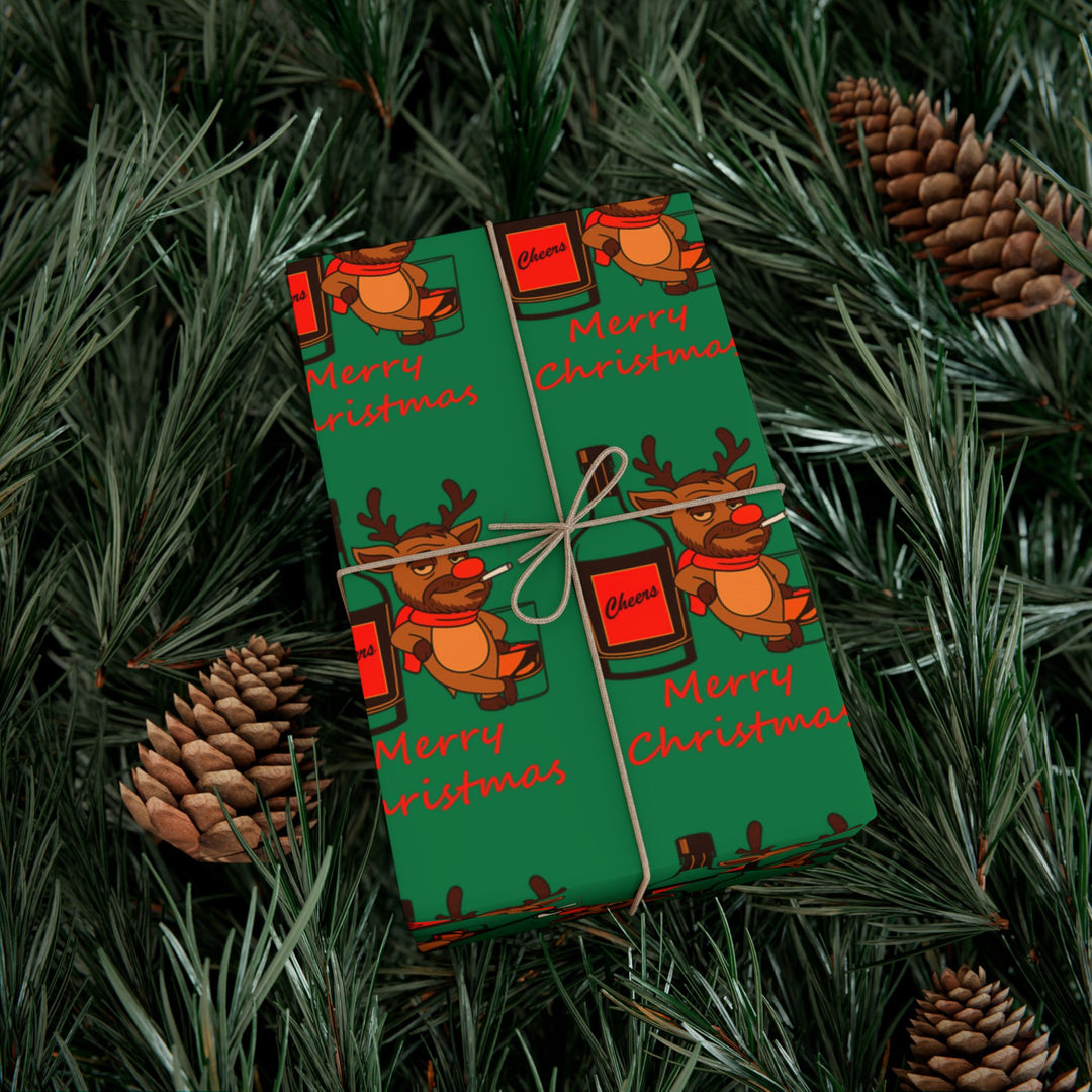 Rudolph After Party Wrapping Paper