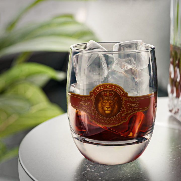 El Rey de la Selva” Whiskey Glass - The Cigar Band Project