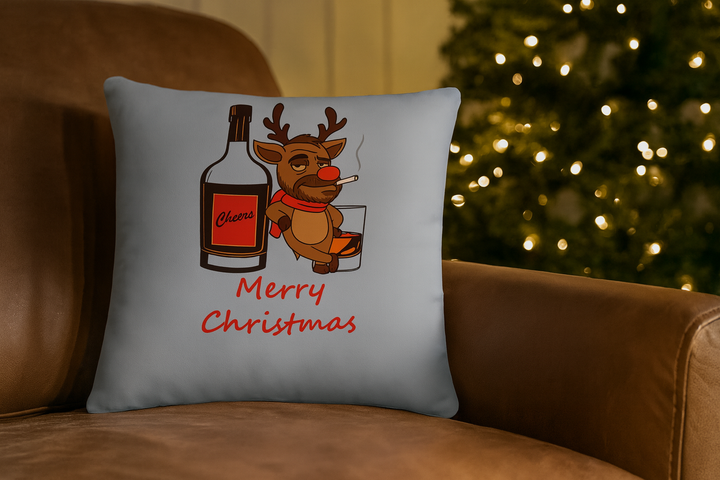The After Party Rudolph Christmas  Premium Pillow