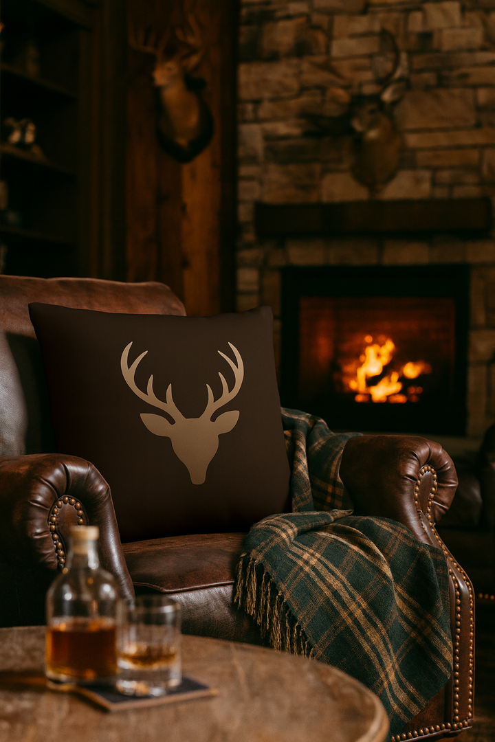 The Midnight Buck Pillow  - Godfrey's Hunting Line