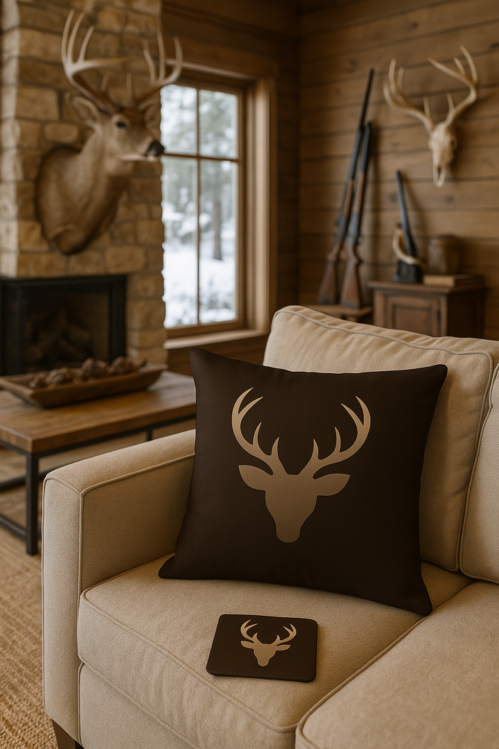 The Midnight Buck Pillow  - Godfrey's Hunting Line