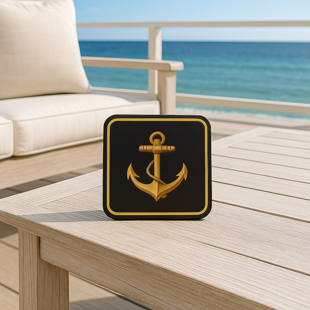 The Portside Anchor Coaster - The Coaster for the Captain