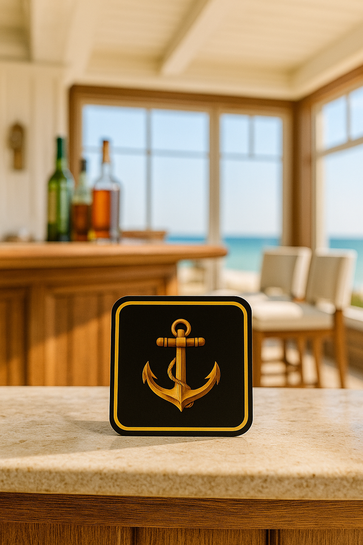 The Portside Anchor Coaster - The Coaster for the Captain