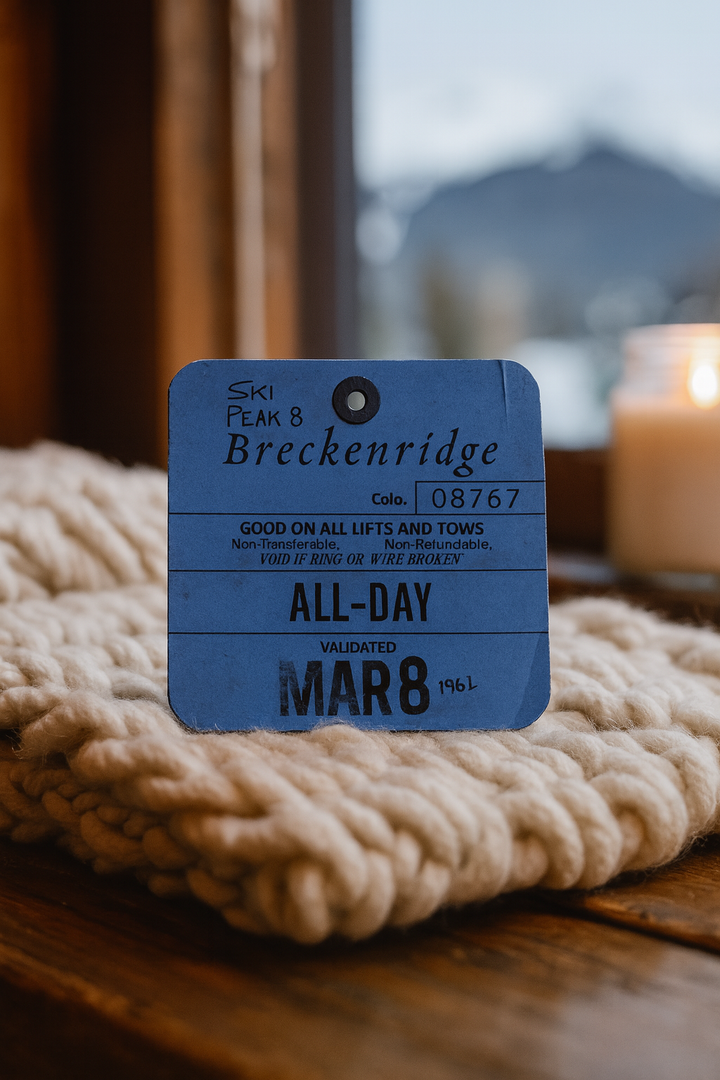 Breckenridge Ski Lift Ticket coaster