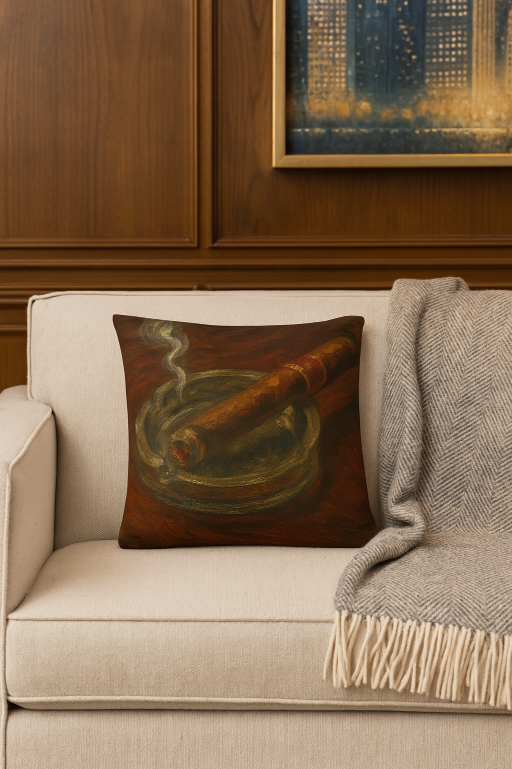 The Gentleman’s Ember Pillow