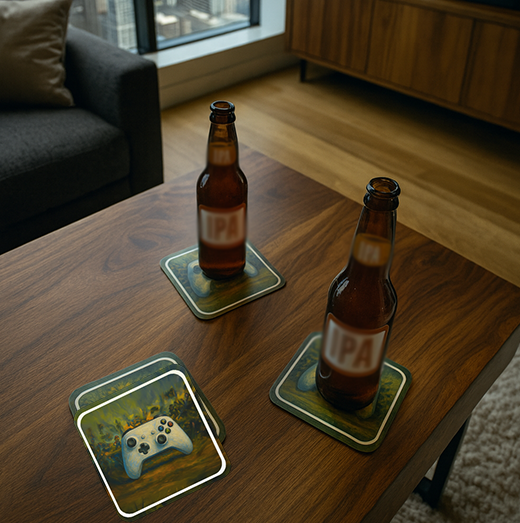 The Oil Painted Gamer Coaster