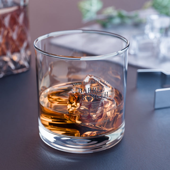 Barrel Strength Rocks Glass