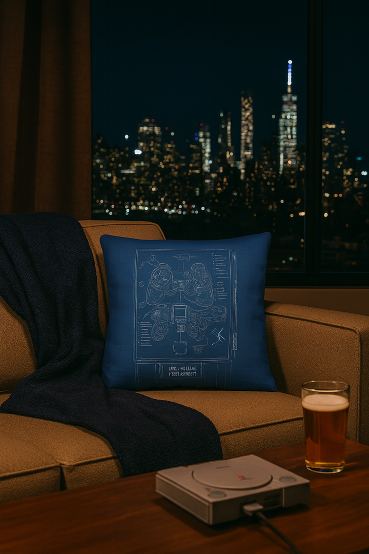 The Blueprint Pillow