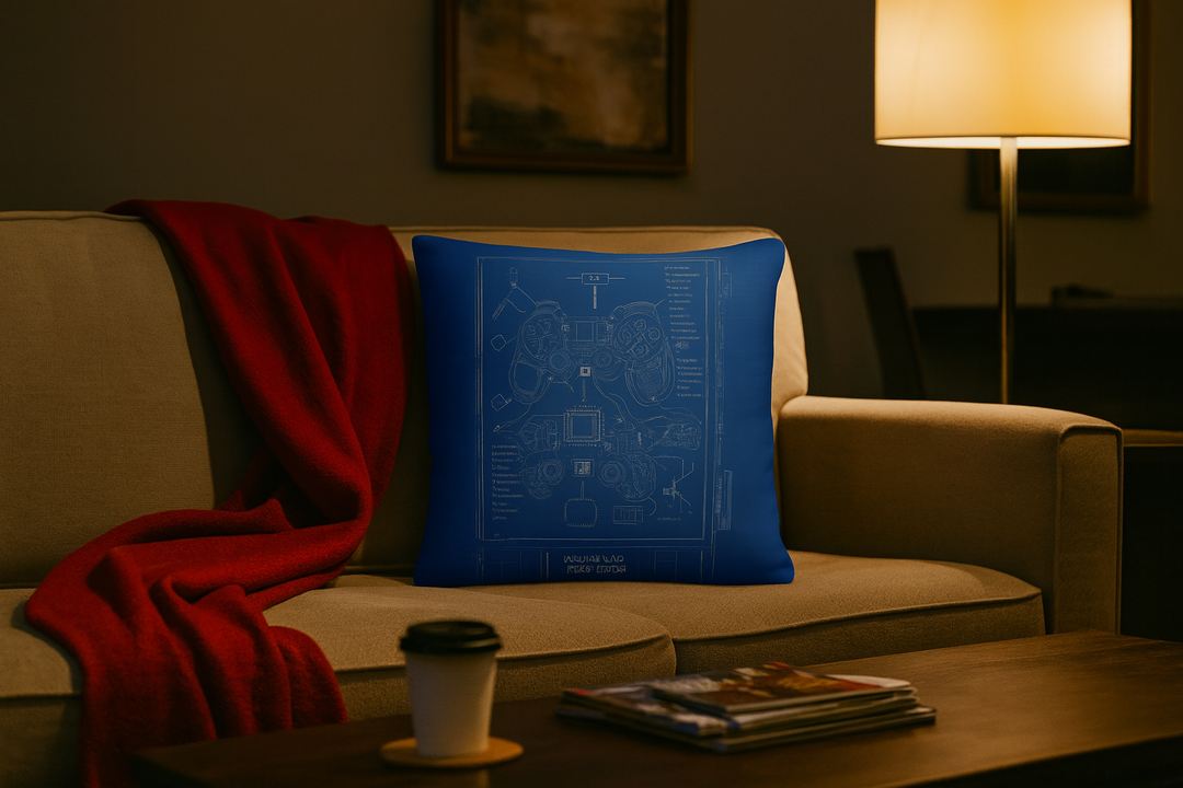 The Blueprint Pillow