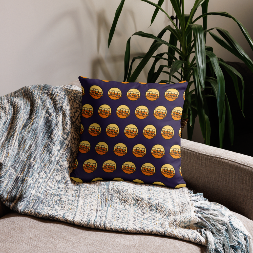 “Bourbon Lounge” Decorative Throw Pillow