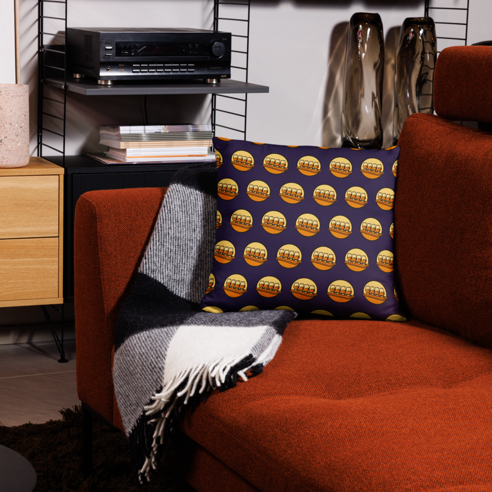 “Bourbon Lounge” Decorative Throw Pillow