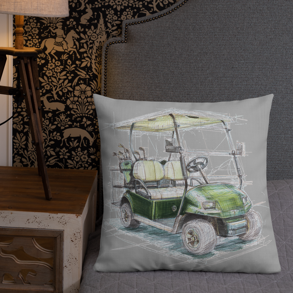 The Golf Pillow - The Greenfair Sketch