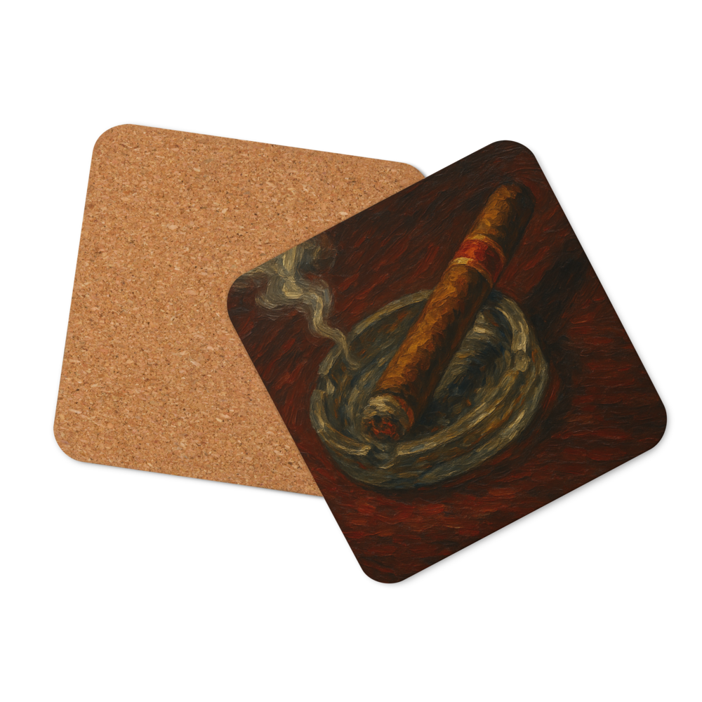 The Cigar Lounge Coaster - Ember & Oak