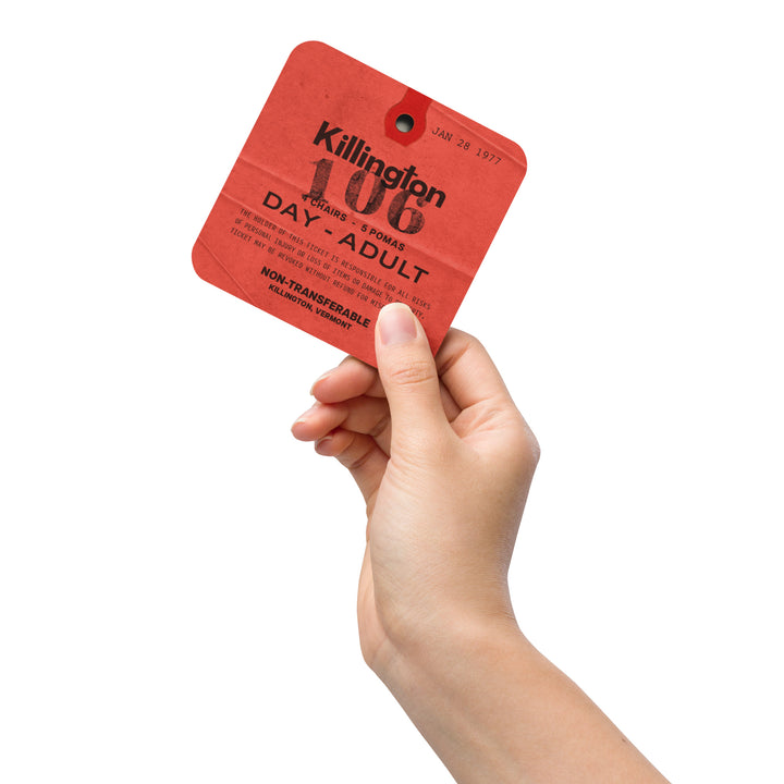 Killington Ski Lift Ticket Coaster