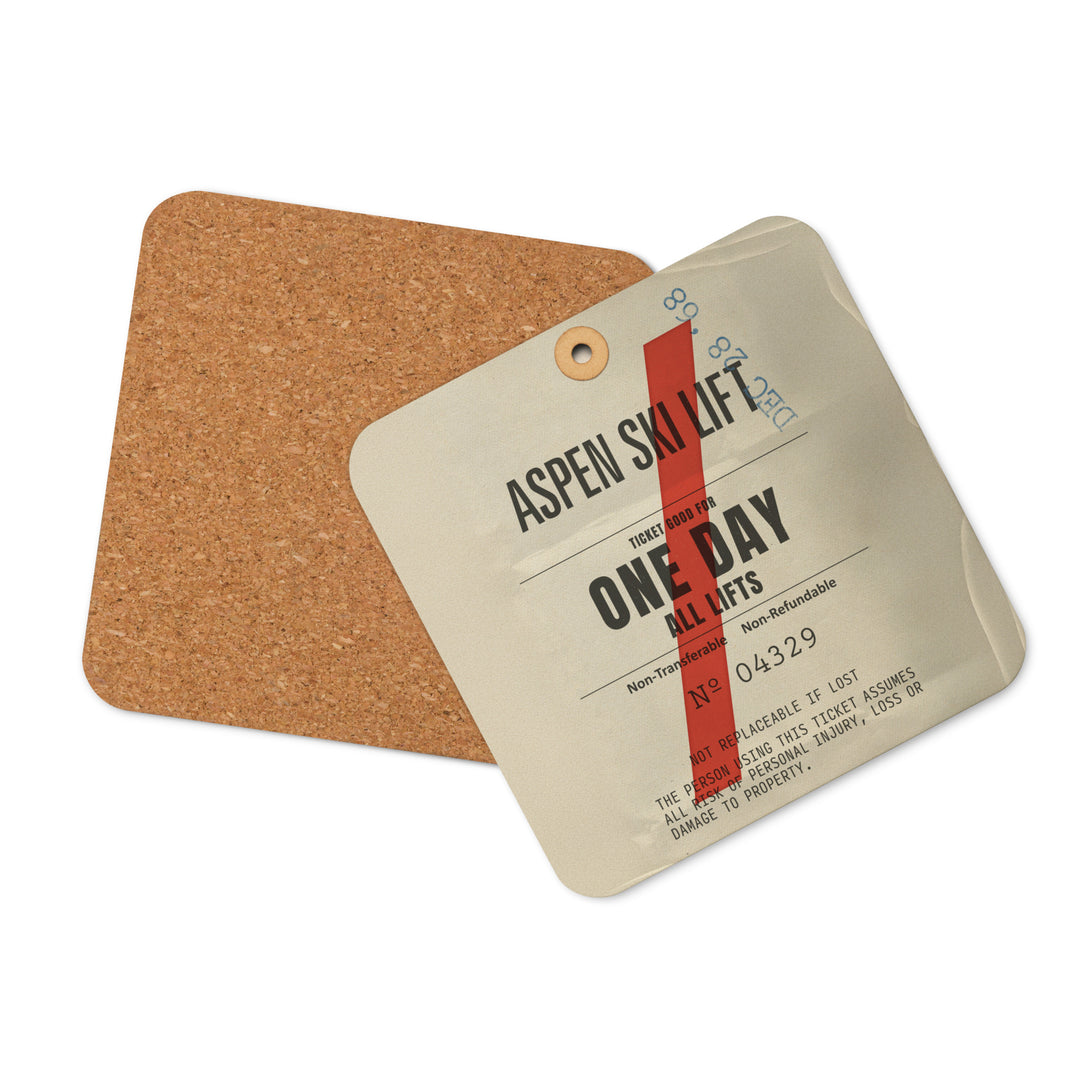Aspen Lift Ticket Coaster