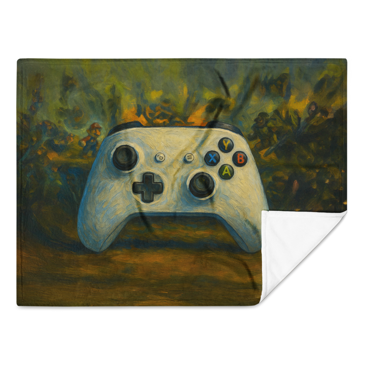 The Gamer’s Oil Painting Blanket