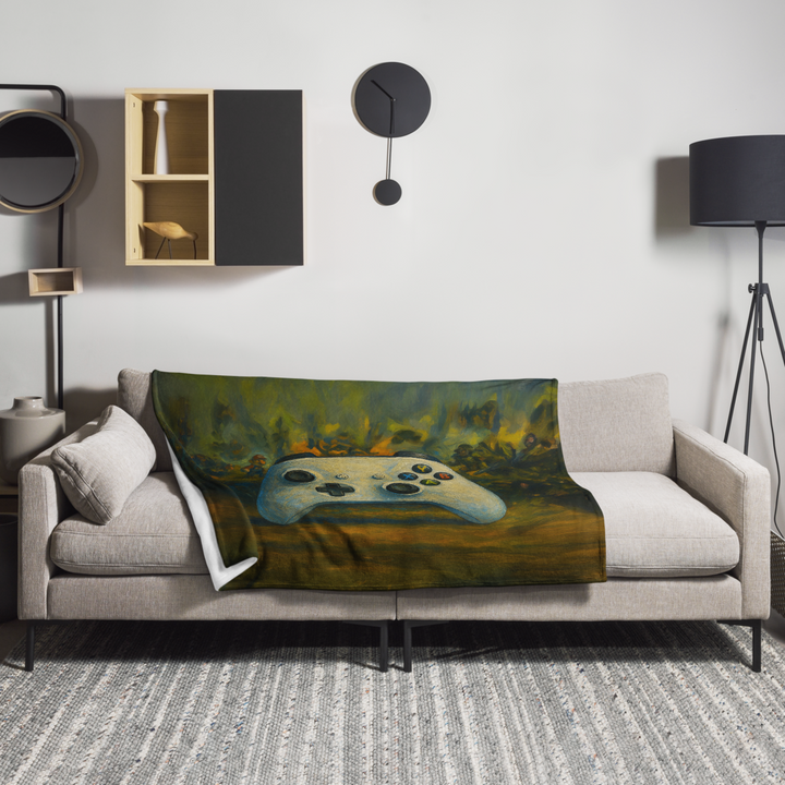 The Gamer’s Oil Painting Blanket